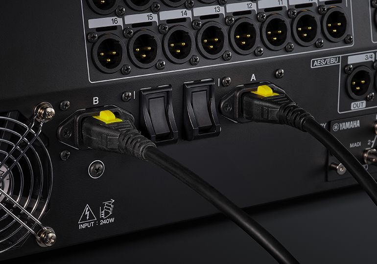 Yamaha Digital Mixing Console DM7: 冗余電源，可靠性高