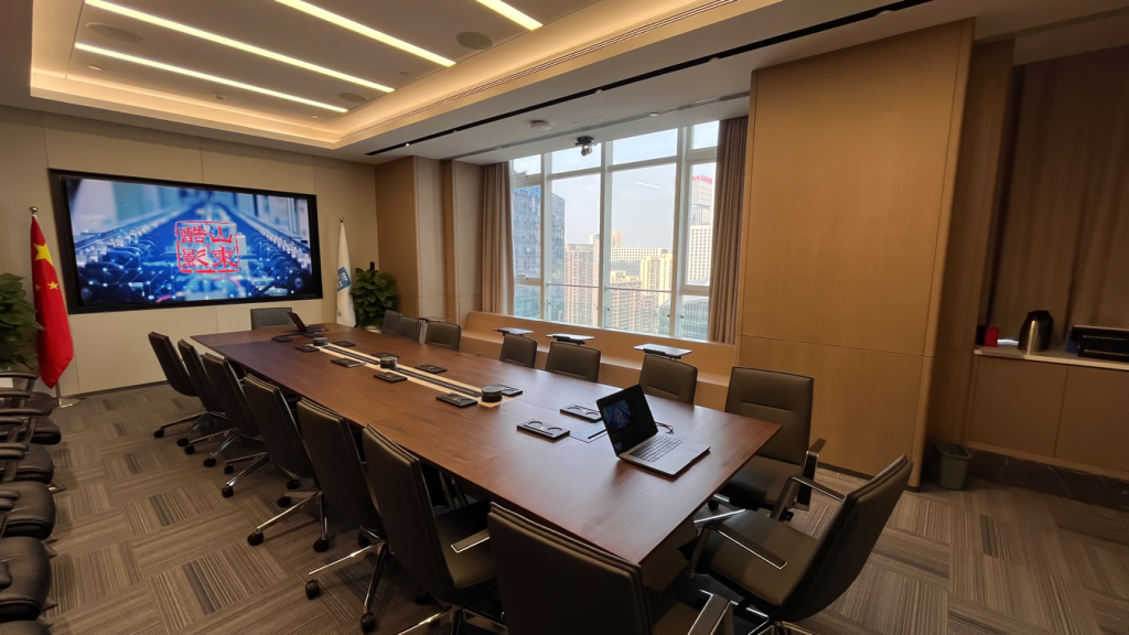 中建八局國企總部基地智能會(huì)議室插圖5